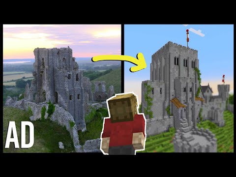 Using Real Ruins to Create a Castle in Minecraft