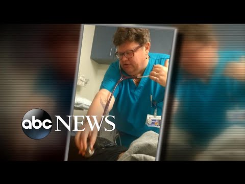 Doctor caught on camera laughing and cursing at a patient