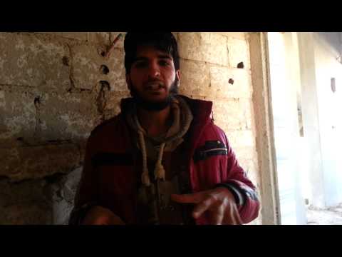 تقرير الإعلامي حسين الزراعي من إحدى جبهات الجيش الحر في قرية صدد بعد سيطرة الجيش الحر عليها