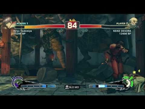 SSF4: Kiryu Tsukimiya (Guy) vs. KEIKE DESORA (Gouken)