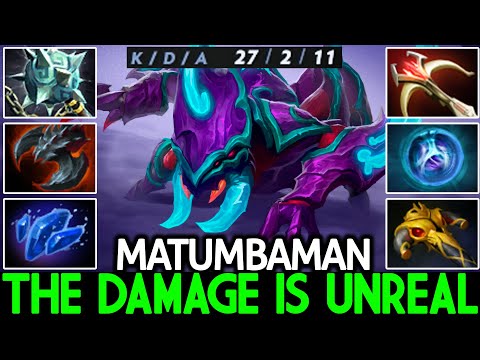 MATUMBAMAN [Weaver] Monster Carry Rampage The Damage is Unreal Dota 2