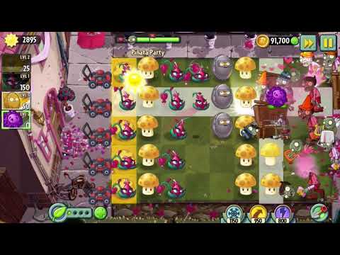 Plants vs zombies 2 pinata party valentine day day1