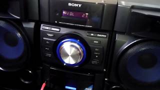 Sony MHC-EC909IP MINI HIFI System Bass Test And Loudness Test