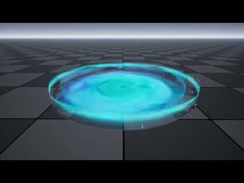Water Healing AoE // VFX - UE5 Niagara