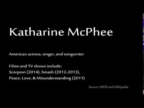 How to pronounce - Katharine McPhee