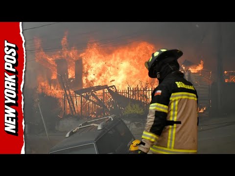 Deadly Wildfires Tear Through Chile, Killing 19 and Forcing Thousands to Flee