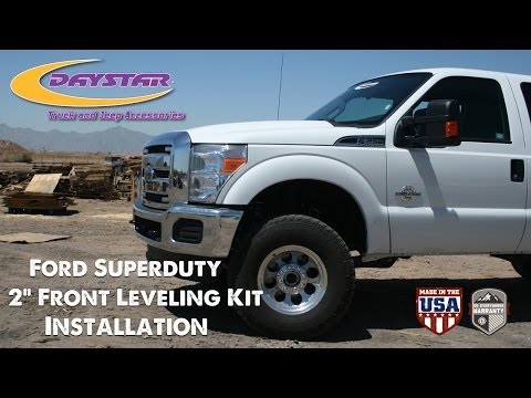 Daystar Products 2005-15 Ford Superduty 2" Leveling Kit Install KF09049BK / KF09051BK / KF09052BK
