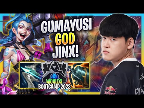 GUMAYUSI IS A GOD WITH JINX! - T1 Gumayusi Plays Jinx ADC vs Xayah! | Bootcamp 2023