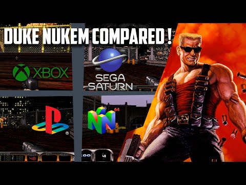Duke Nukem 3D Comparison. Nintendo 64 vs Playstation vs Sega Saturn vs XBOX