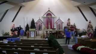 preview picture of video 'Resurrection Church 2014 - Decoration for Christmas'