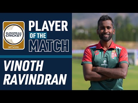POTM Match 2: V.Ravindran - HUN vs GIB | ECN Continental Cup T20I | 24 May 2024 | ECN24.015