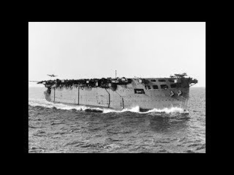 Royal Navy's HMS Argus First Aircraft Carrier In World (With a full length flight deck )