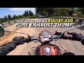 RE BULLET 350 PURE EXHAUST SOUND | RAW ONBOARD