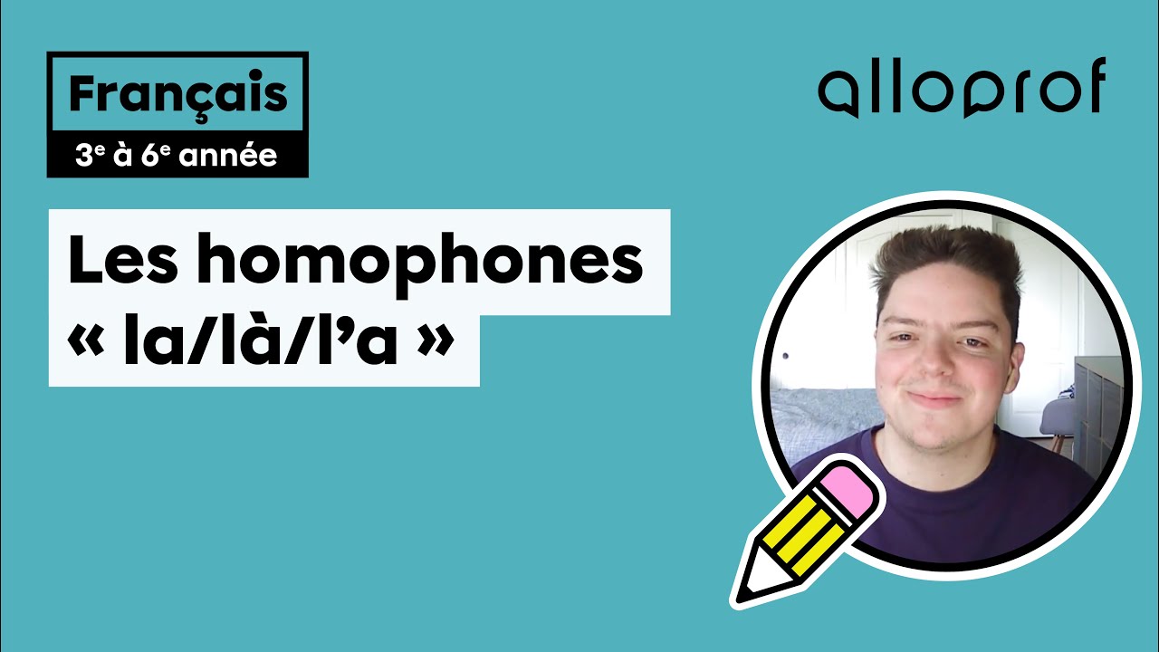 Les homophones « la/là/l’a » | Primaire