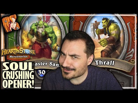 THE SOUL CRUSHING BTX OPENER - Hearthstone Mercenaries