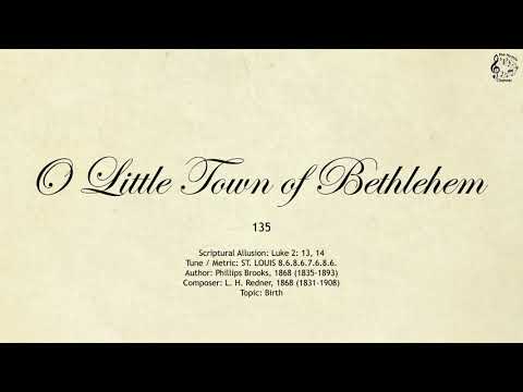 135 O Little Town of Bethlehem || SDA Hymnal || The Hymns Channel