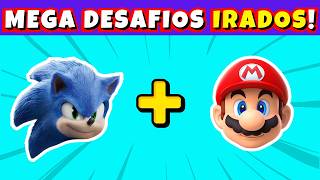 🍄💎 SUPER MEGA DESAFIOS IRADOS SONIC E MARIO BROS!