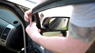 How To Replace Side-View Mirror Assembly (Toyota Prius 2nd Gen 2004-2009) DIY