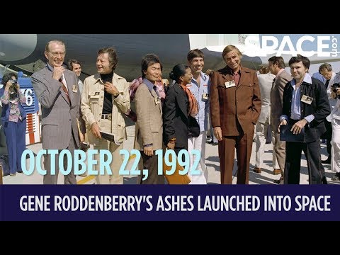 OTD in Space - Oct. 22: Gene Roddenberry's Ashes Launch into Space