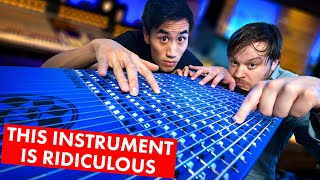 Video thumbnail for Harpejji: A guitar / piano / boogie board? (Sonic Boom) by ANDREW HUANG