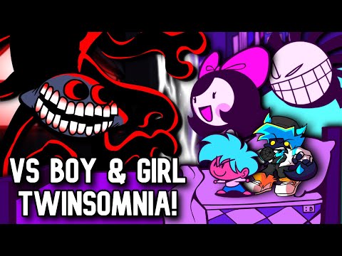 HIGH QUALITY MOD! | Friday Night Funkin - VS Boy and Girl - Twinsomnia - FNF MOD