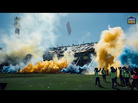 "RECIBIMIENTO ROSARIO CENTRAL VS NEWELLS - TORNEO CLAUSURA 2026." Barra: Los Guerreros &bull; Club: Rosario Central &bull; País: Argentina