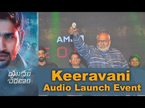 MM Keeravani at Yuddham Saranam Audio Launch