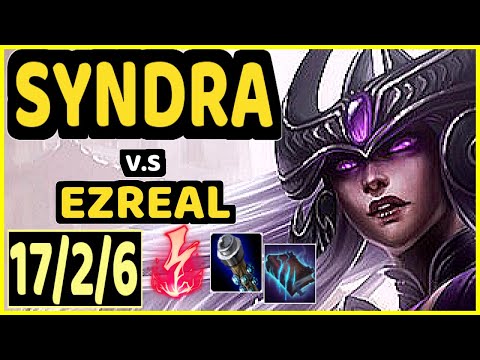 MILICA (SYNDRA) vs EZREAL - 17/2/6 KDA BOTTOM ADC CHALLENGER GAMEPLAY - EUW