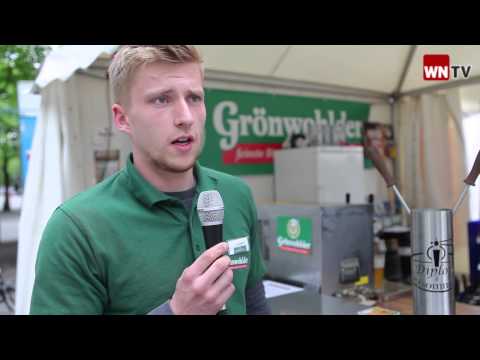 Erstes münsterisches Bierfest vor dem Schloss