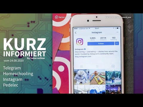 Telegram, Homeschooling, Instagram, Pedelec | Kurz informiert vom 14.08.2020 by heise online