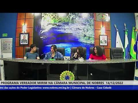 Programa Vereador Mirim 14/12/2022