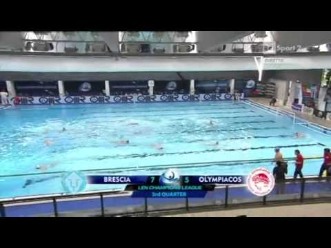AN Brescia - Olympiacos SFP = 9-9 LEN Champions League 2014