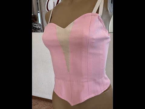 Basic bodice for the ballet tutu without decor T 0009E - video 2