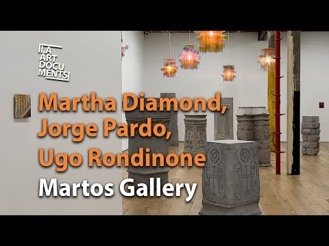 Martha Diamond, Jorge Pardo, and Ugo Rondinone at Martos Gallery, NY