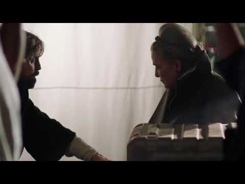 Luke and Leia reunion - Behind the Scenes