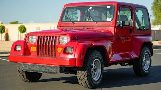 Video Thumbnail for 1991 Jeep Wrangler