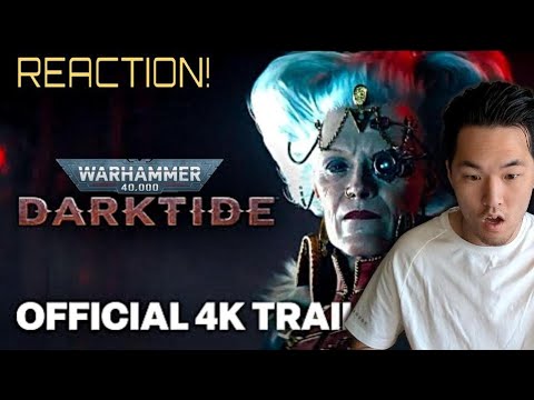 Warhammer 40K Darktide World Intro Official 4K Trailer Reaction! | Marine Veteran Reacts