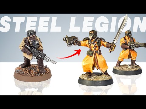 KITBASHING my CUSTOM 40k Steel Legion army!!