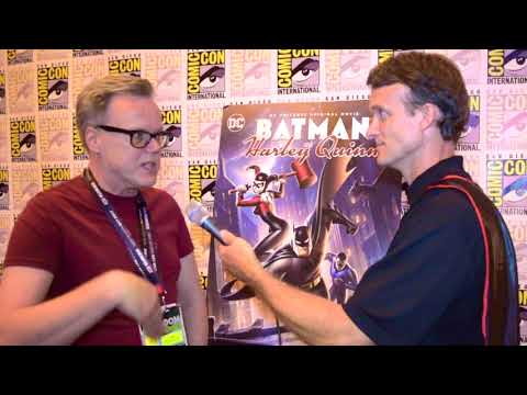 Bruce Timm (Executive Producer) interview at Batman and Harley Quinn Premiere at SDCC