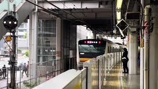 JR東日本南武線E233系N22編成快速川崎JN01行→JN14登戸駅発車！