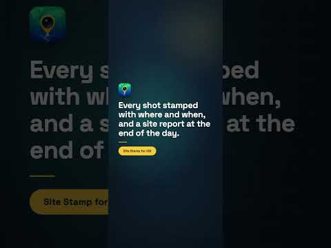 Site Stamp GPS Geotag Camera video thumbnail