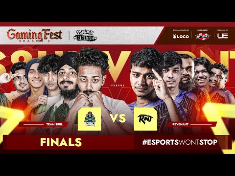 Gaming Fest Season - 2 | S8UL VS Revenant | BO5 | Pokemon Unite Finals