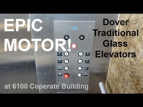EPIC MOTOR! on the awesome Dover Traditional elevators! :D