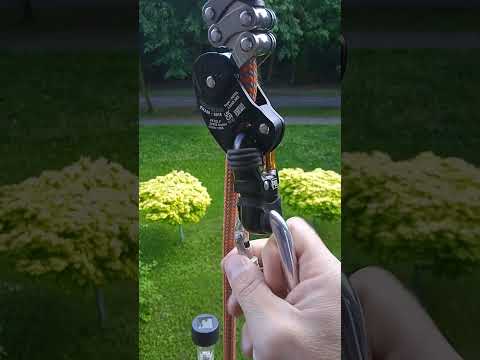 Petzl Zillon + Petzl Micro Svivel.My modified lanyard. Moja zmodyfikowana lonża #treeclimbing