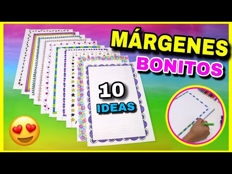 MÁRGENES para CUADERNOS | Bordes y Recuadros muy Bonitos #3 | NatyGloss