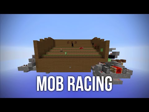 Minecraft Mob Racing - Redstone Invention