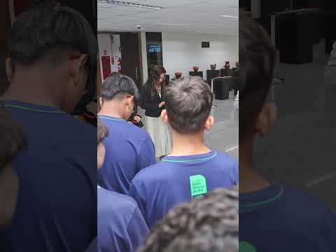 Visita de estudantes do 9º ano de Iguatemi à Alems
