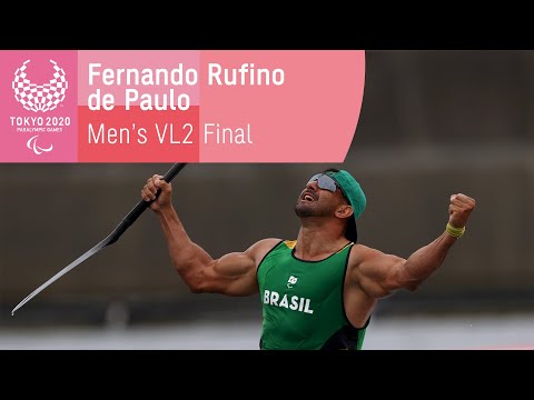 Fernando Rufino de Paulo Powers to Gold | Men's VL2 Canoe Final | Tokyo 2020 Paralympic Games