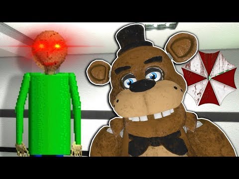 We Found Baldi in a Resident Evil Lab in Gmod! - Garry's Mod Multiplayer Baldi's Basics Survival