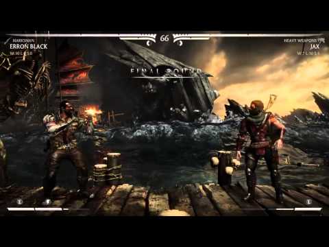 Hitbox Tyrant (Heavy Weapons Jax) vs West Coast Jeff (Marksman Erron Black) Pre-Evo Practice Session